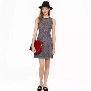 J.Crew Tweed Fit and Flare Dress - Size 10